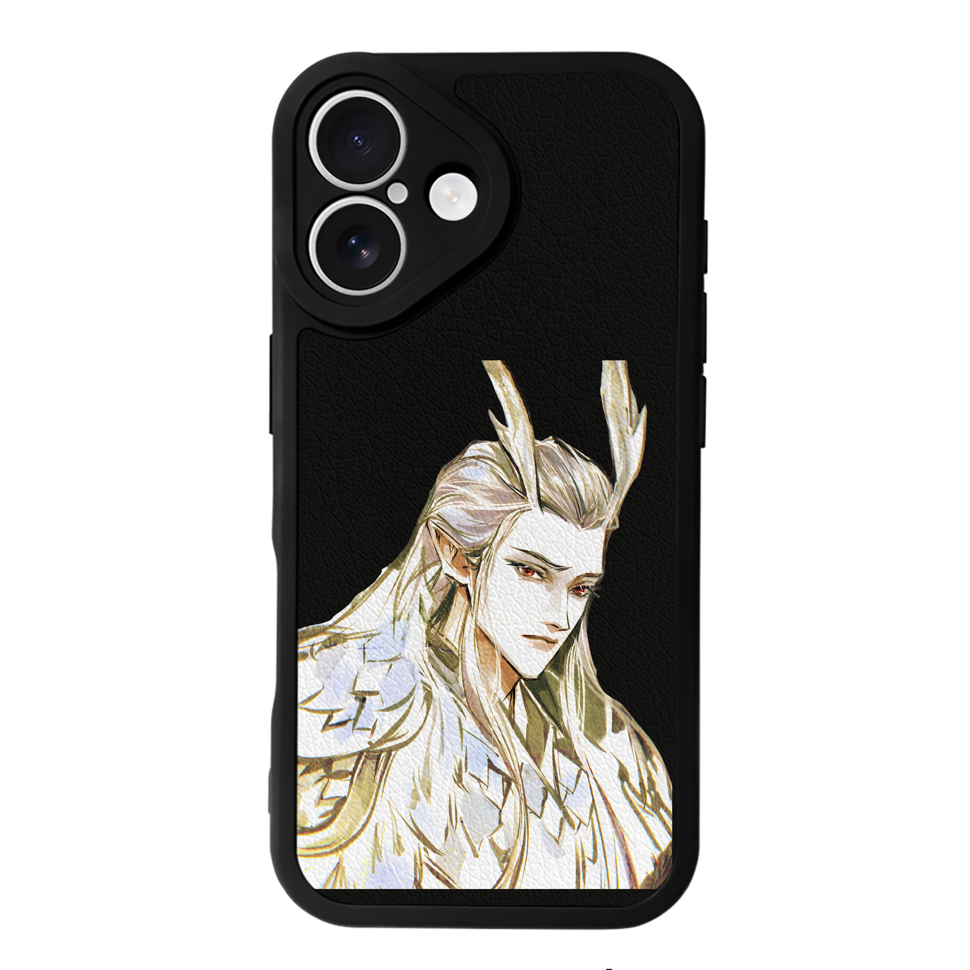 （画像用） Ne Zha 2 ナタ 魔童の大暴れ 【iPhone 16シリーズ対応】シリコンスマホケース（レザー調） 材質：シリコン